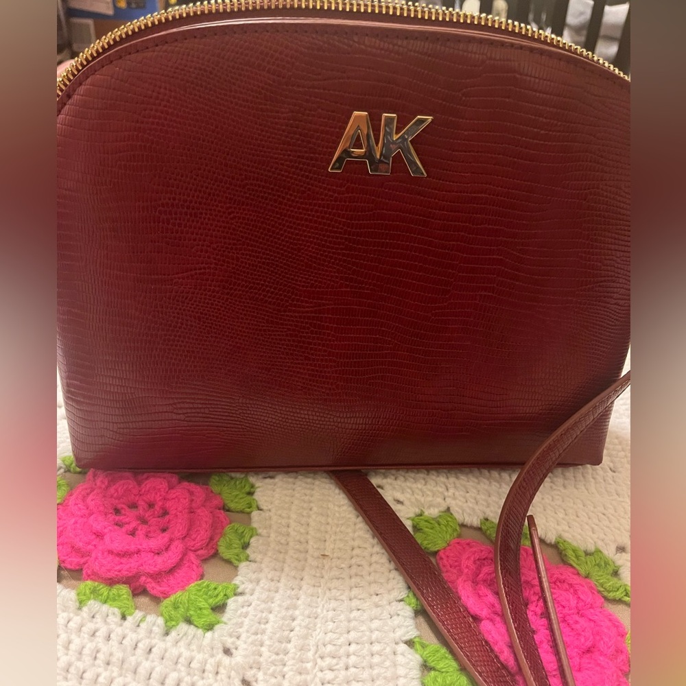 Anne Klein Maroon Shoulder Bag